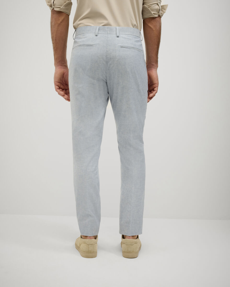 Tailored Summer Suit Pants, Blue Stripe, hi-res